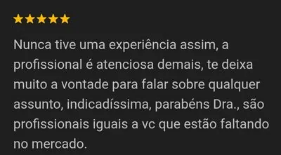 Depoimento de cliente
