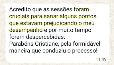 Depoimento de cliente